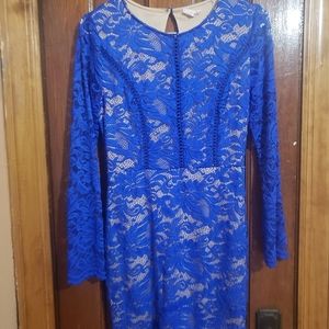 agaci large dress in blue